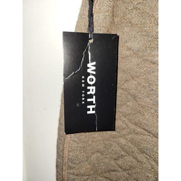 Worth New York Maple Quilted Herringbone A Line Cotton Wool Blend Skirt Size 6 - Picture 9 of 9